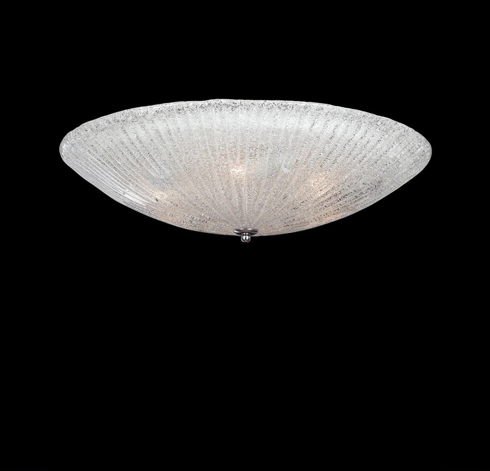 Люстра потолочная Lightstar Zucche, 6 ламп, белый с прозрачным
