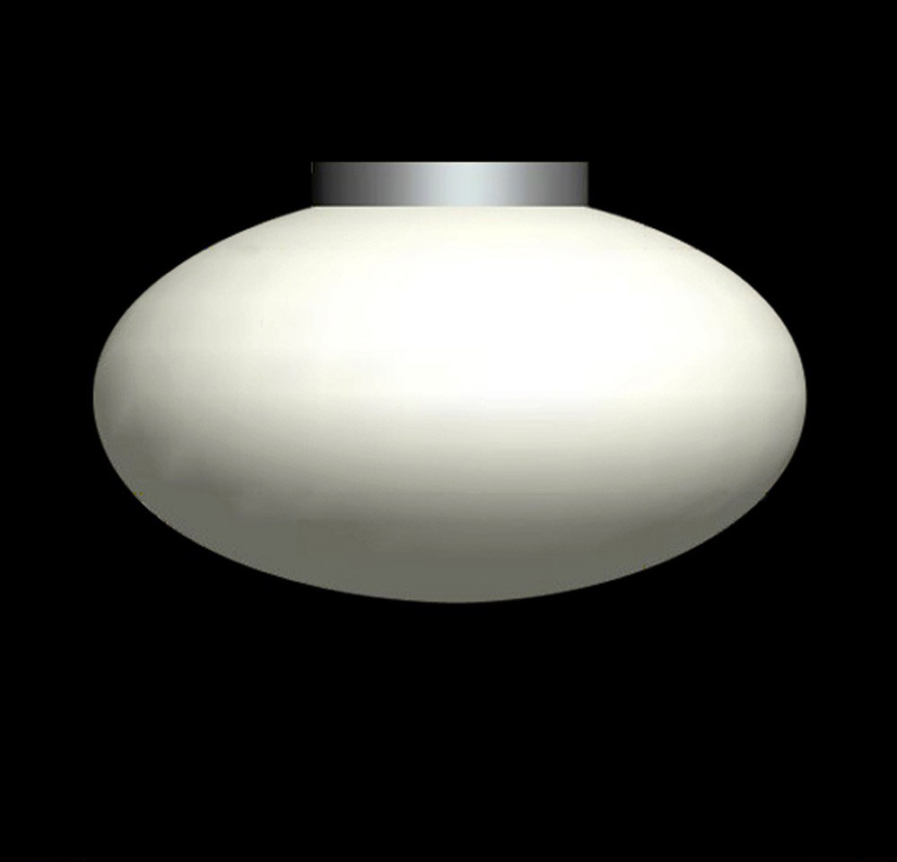 Люстра потолочная Lightstar Simple Light, 1 плафон, хром, белый